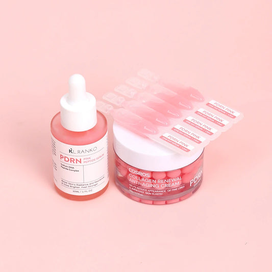 PDRN Pink Skincare Range, Cream, Essence & Masks
