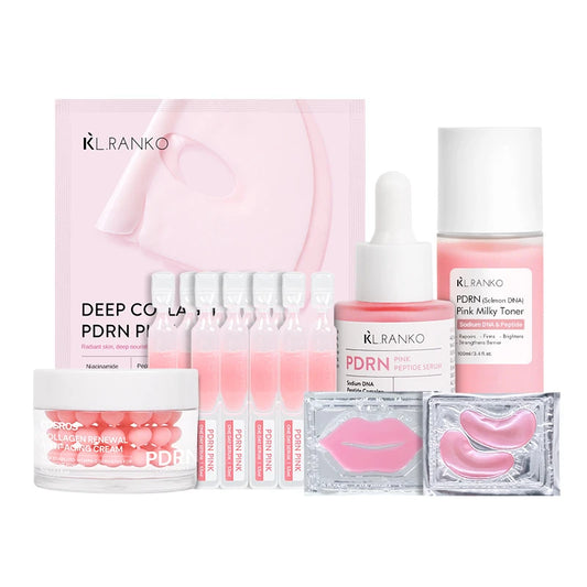 PDRN Pink Skincare Range, Cream, Essence & Masks